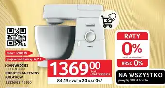 Selgros Robot kuchenny Kenwood oferta