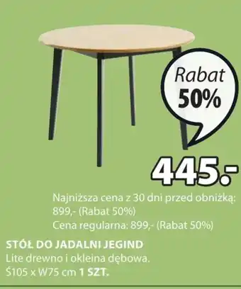 JYSK Stół Dębowa oferta