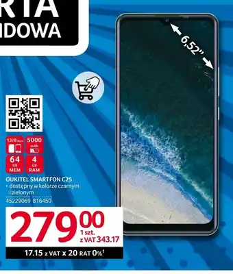 Selgros Smartfon Qukitel oferta