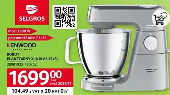 Selgros Robot kuchenny Kenwood oferta