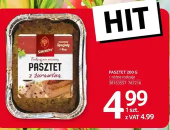 Selgros Pasztet Sokołów oferta