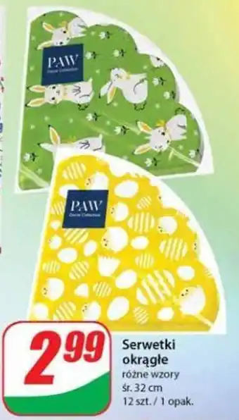Dino Serwetki okrągłe oferta