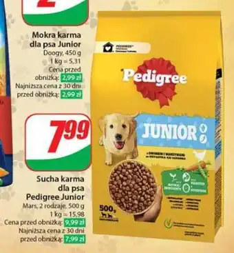 Dino Sucha karma dla psa Pedigree 500 g oferta