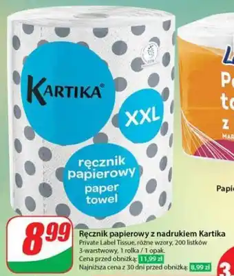 Dino Ręcznik papierowy z nadrukiem Kartika oferta