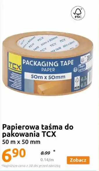 Action Papierowa taśma do pakowania TCX oferta
