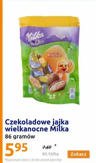 Action Czekoladowe jajka wielkanocne Milka 86 g oferta