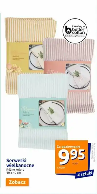 Action Serwetki wielkanocne 40 x 40 cm 4 szt. oferta
