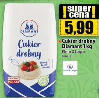 Topaz Cukier drobny Diamant 1 kg Pfeifer & Langen oferta