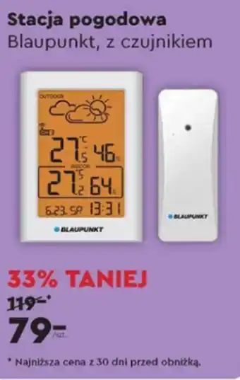 Biedronka Stacja pogody Blaupunkt oferta