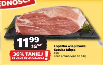 Netto Łopatka wieprzowa Sztuka Mięsa oferta