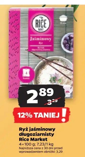 Netto Ryż jaśminowy długoziarnisty Rice Market oferta