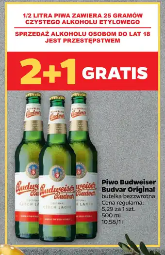 Netto Piwo Budweiser Budvar Original oferta