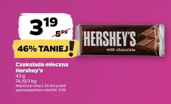 Netto Czekolada mleczna Hershey’s oferta