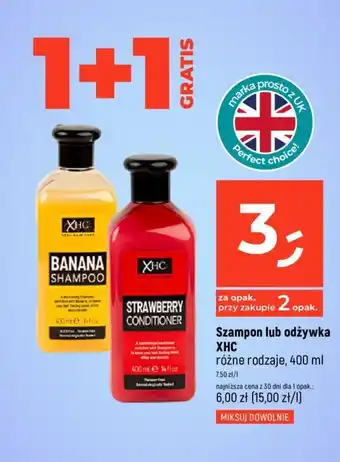Dealz Szampon lub odżywka XHC 400 ml oferta