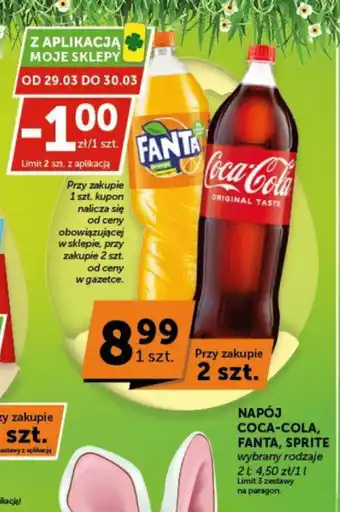 Groszek NAPÓJ COCA COLA FANTA SPRITE 2l oferta