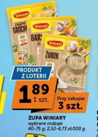 Groszek ZUPA WINIARY 40-75g oferta