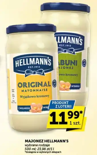 Groszek MAJONEZ HELLMANN'S 500ml oferta