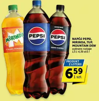 Groszek NAPÓJ PEPSI MIRINDA 7UP MOUNTAIN DEW 1,5l oferta