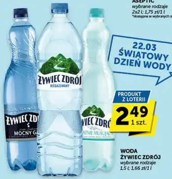 Groszek WODA ŻYWIEC ZDRÓJ 1,5 l oferta