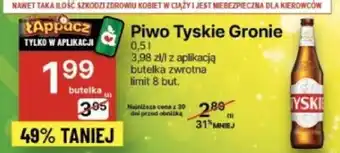 Delikatesy Centrum Piwo Tyskie Gronie 0,5l oferta