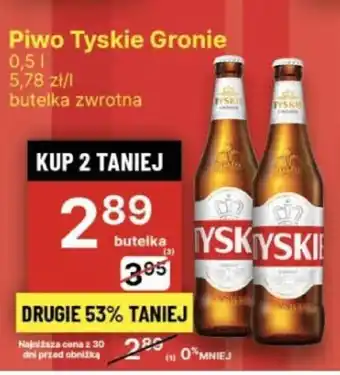 Delikatesy Centrum Piwo Tyskie Gronie 0,5l oferta