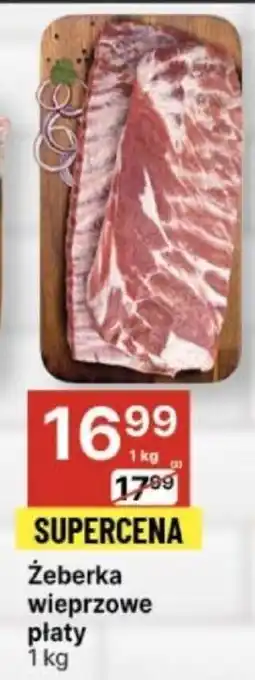 Delikatesy Centrum Żeberka wieprzowe płaty 1 kg oferta