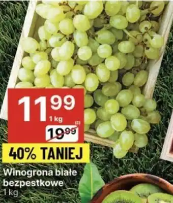 Delikatesy Centrum Winogrona białe bezpestkowe 1 kg oferta