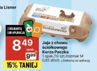 Delikatesy Centrum Jaja z chowu ściółkowego Kurza Paczka 10 szt. oferta