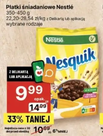 Delikatesy Centrum Płatki śniadaniowe Nestlé 350-450g oferta