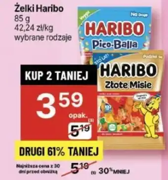 Delikatesy Centrum Żelki Haribo 85g oferta