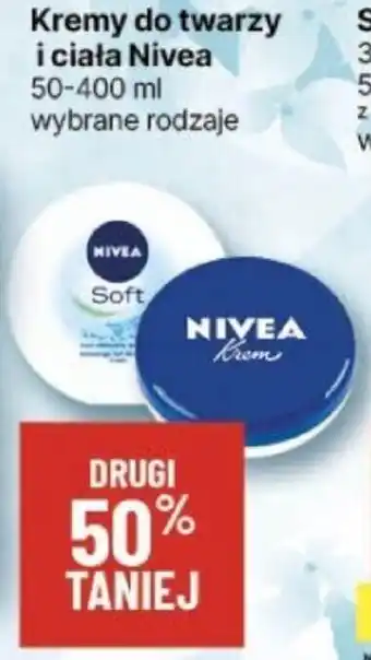 Delikatesy Centrum Kremy do twarzy i ciała Nivea 50-400 ml oferta