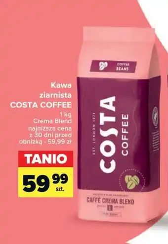 Carrefour Kawa ziarnista COSTA COFFEE 1kg oferta