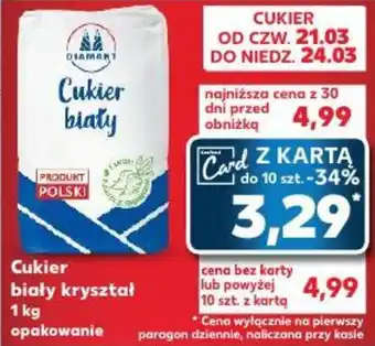 Kaufland Cukier biały kryształ 1 kg oferta