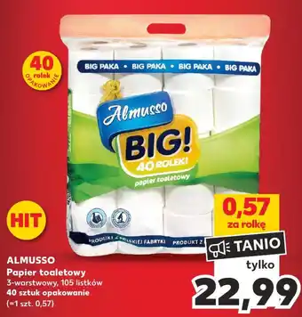 Kaufland ALMUSSO papier toaletowy 40szt. oferta