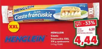 Kaufland HENGLEIN Ciasto francuskie XXL 375g oferta