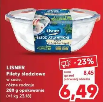 Kaufland LISNER Filety śledziowe 280g oferta