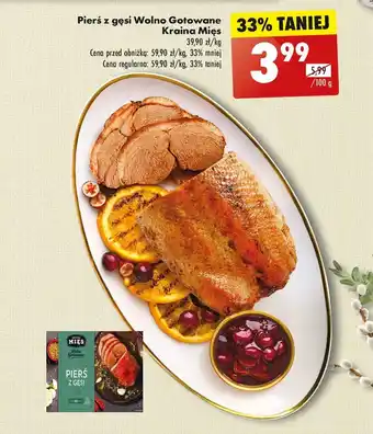 Biedronka Pierś z gęsi Wolno Gotowane 100 g oferta
