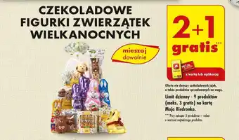 Biedronka CZEKOLADOWE FIGURKI ZWIERZĄTEK WIELKANOCNYCH oferta