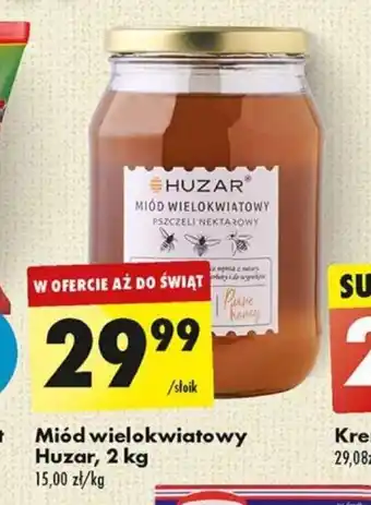 Biedronka Miód wielokwiatowy Huzar, 2 kg oferta