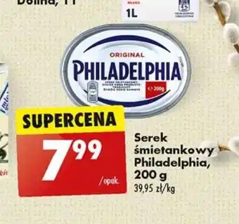 Biedronka Serek śmietankowy Philadelphia, 200 g oferta