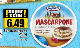 Topaz Ser mascarpone 250g Piątnica oferta