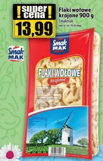 Topaz Flaki wołowe krojone 900 g Smakmak oferta