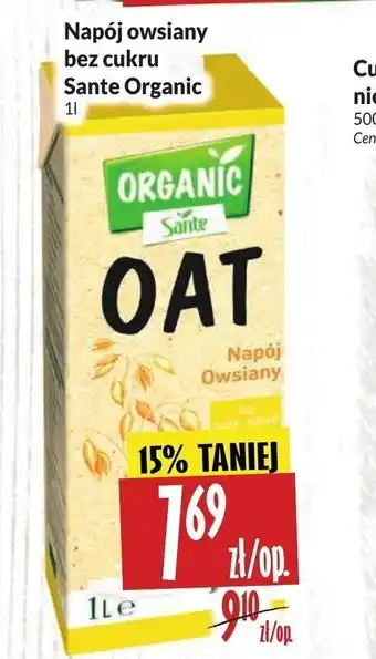 Hala Wola Napój owsiany bez cukru Sante Organic 1l oferta