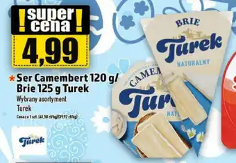 Topaz Ser Camembert 120 g/Brie 125 g Turek oferta