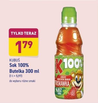 ALDI Sok 100% Kubuś 300ml oferta