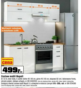 OBI Zestaw mebli Napoli oferta