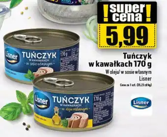 Tuńczyk w kawałkach 170 g Lisner