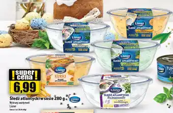 Topaz Śledź atlantycki w sosie 280 g Lisner oferta