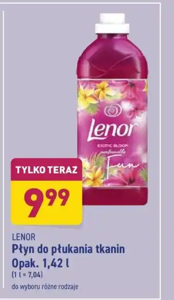 ALDI Płyn do płukania tkanin Lenor 1,42l oferta