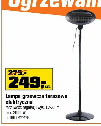 OBI Lampa grzewcza tarasowa elektryczna oferta